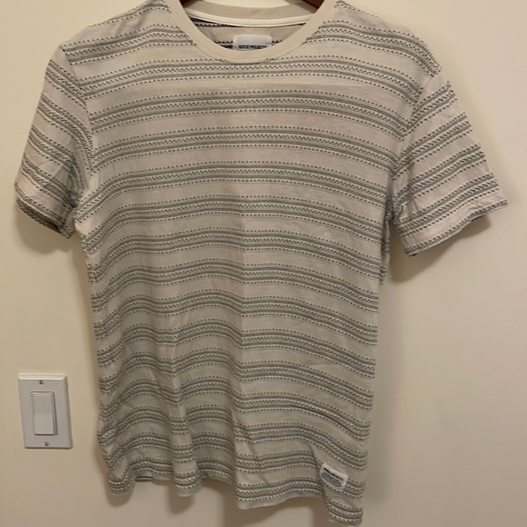 Norse Projects Other - Norse Projects Niels Texture Stripe Tee - M
